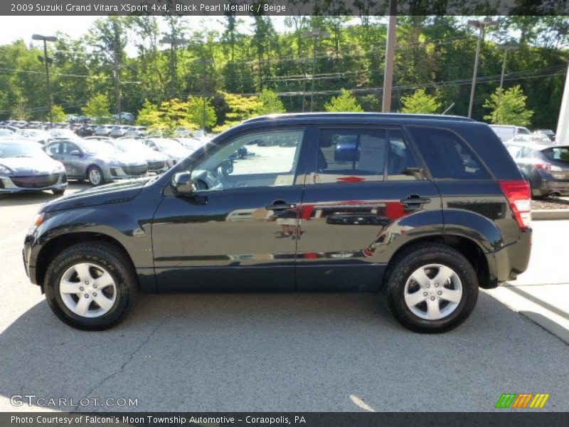Black Pearl Metallic / Beige 2009 Suzuki Grand Vitara XSport 4x4