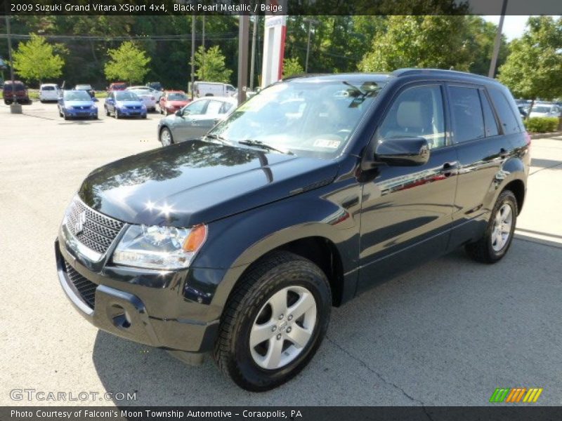 Black Pearl Metallic / Beige 2009 Suzuki Grand Vitara XSport 4x4
