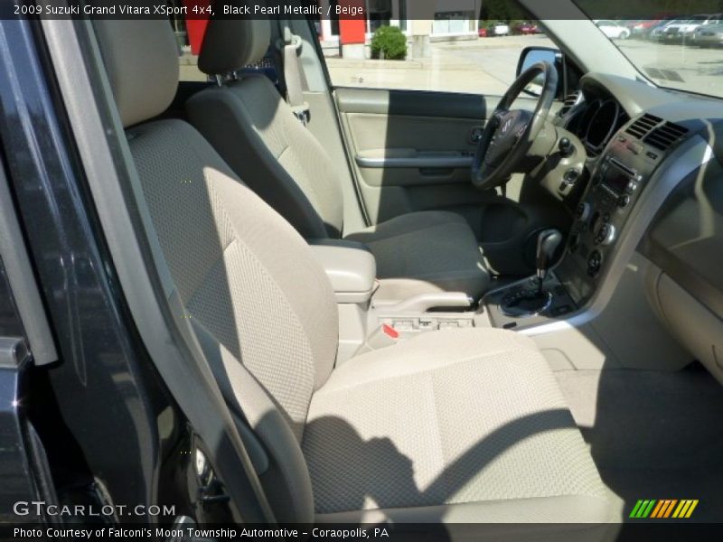Black Pearl Metallic / Beige 2009 Suzuki Grand Vitara XSport 4x4