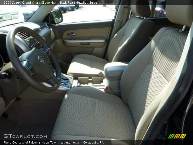Black Pearl Metallic / Beige 2009 Suzuki Grand Vitara XSport 4x4