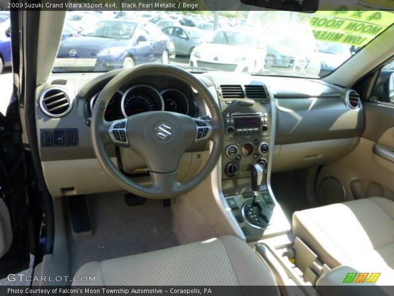 Black Pearl Metallic / Beige 2009 Suzuki Grand Vitara XSport 4x4