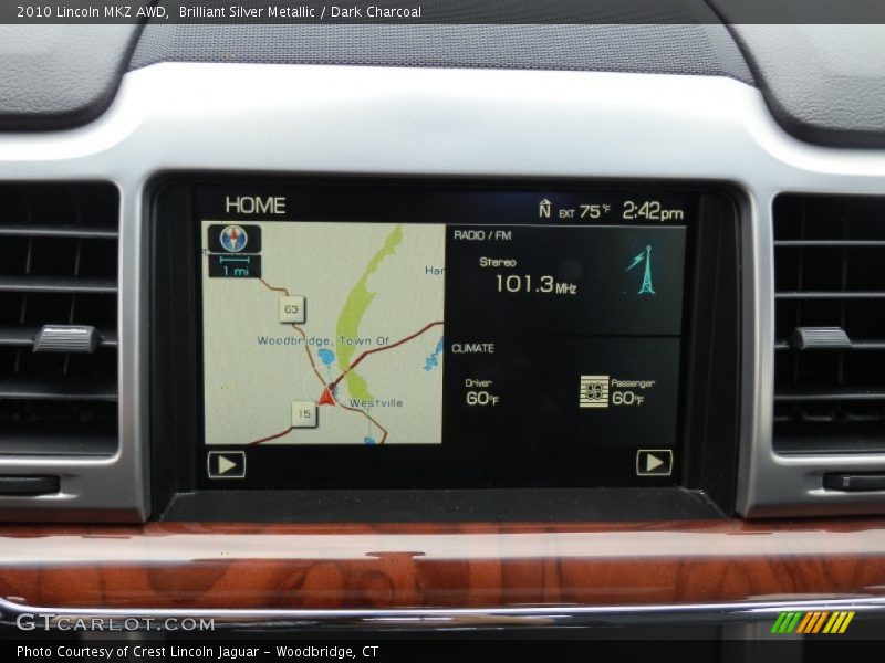 Navigation of 2010 MKZ AWD