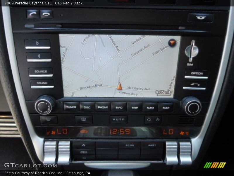Navigation of 2009 Cayenne GTS