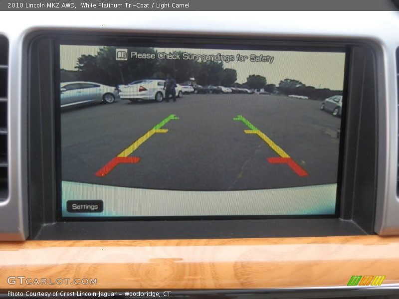 White Platinum Tri-Coat / Light Camel 2010 Lincoln MKZ AWD