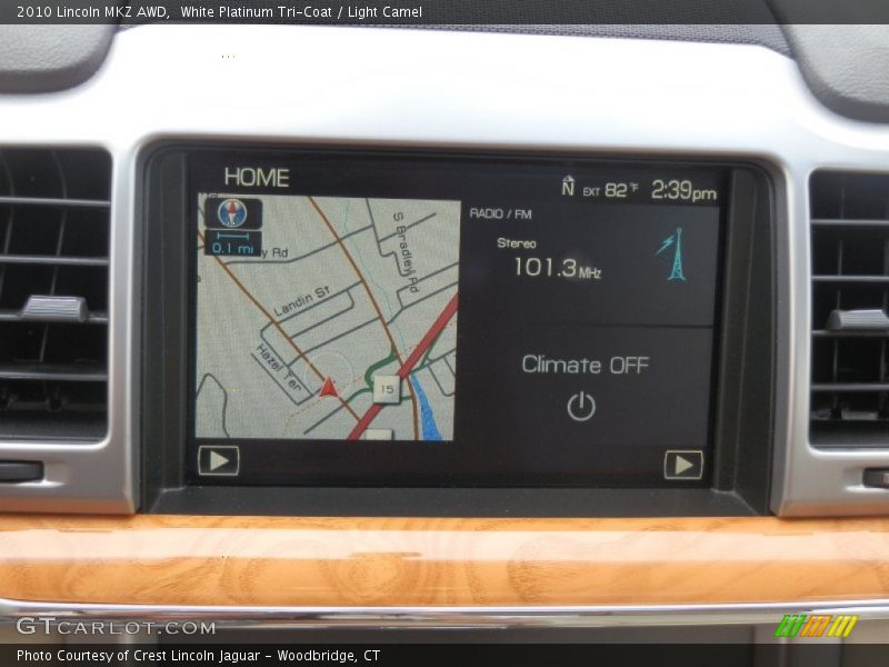 White Platinum Tri-Coat / Light Camel 2010 Lincoln MKZ AWD