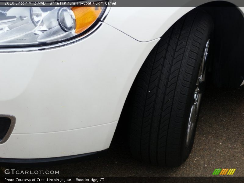 White Platinum Tri-Coat / Light Camel 2010 Lincoln MKZ AWD