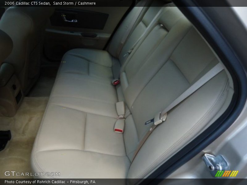 Rear Seat of 2006 CTS Sedan