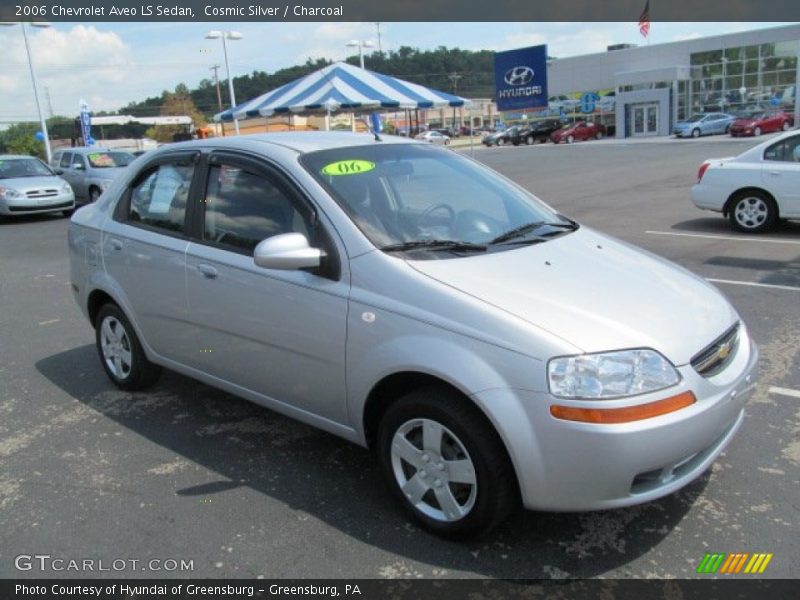Cosmic Silver / Charcoal 2006 Chevrolet Aveo LS Sedan