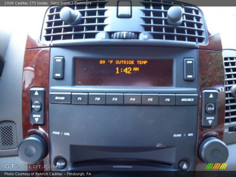 Sand Storm / Cashmere 2006 Cadillac CTS Sedan