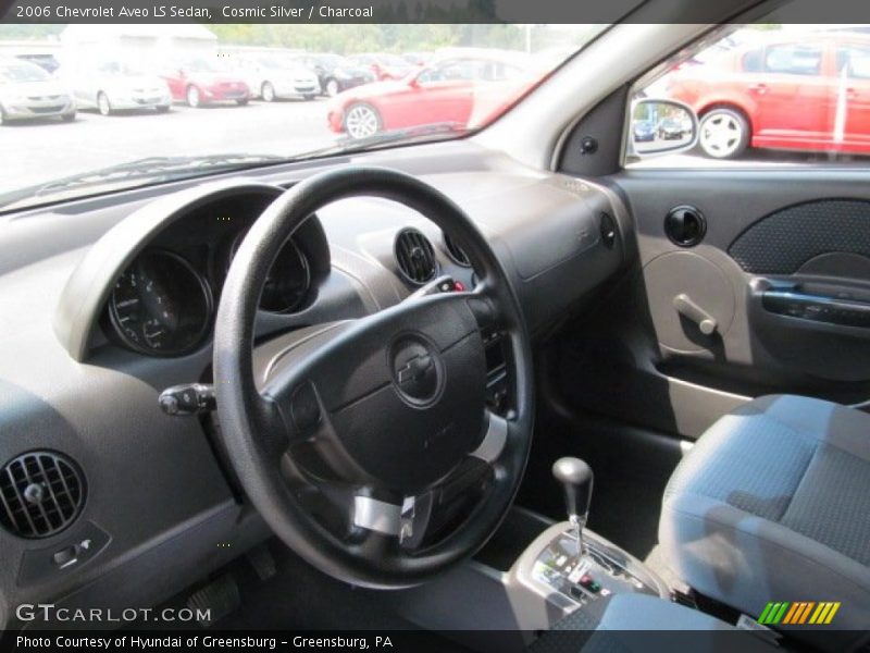 Cosmic Silver / Charcoal 2006 Chevrolet Aveo LS Sedan