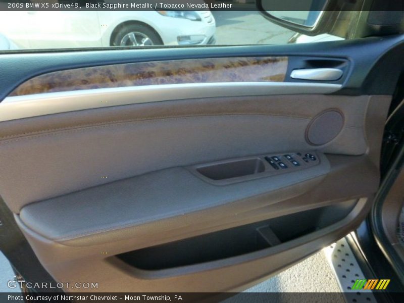 Black Sapphire Metallic / Tobacco Nevada Leather 2009 BMW X5 xDrive48i