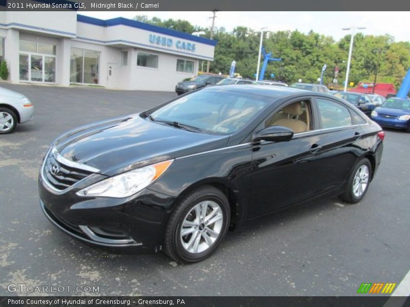 Midnight Black / Camel 2011 Hyundai Sonata GLS
