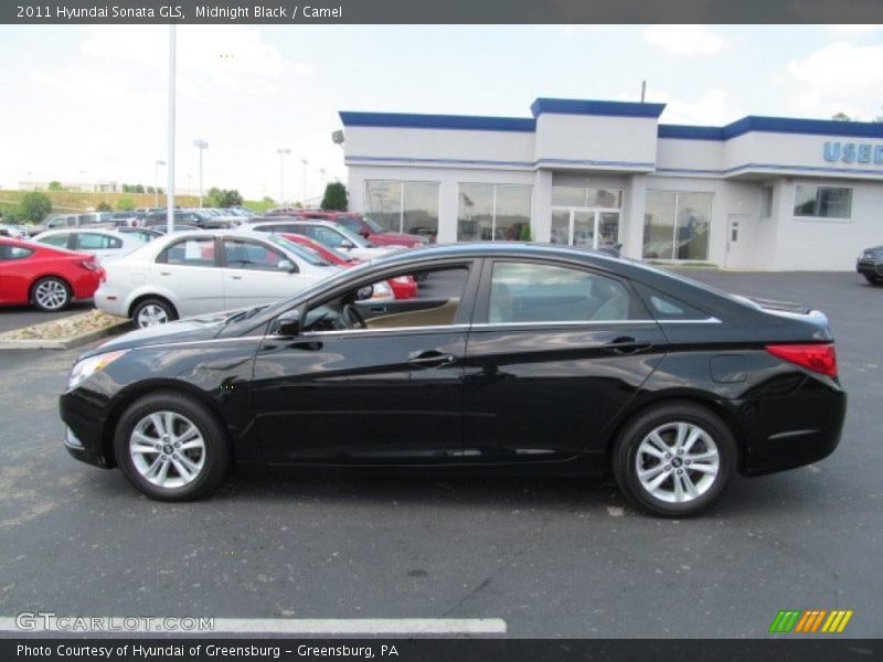 Midnight Black / Camel 2011 Hyundai Sonata GLS