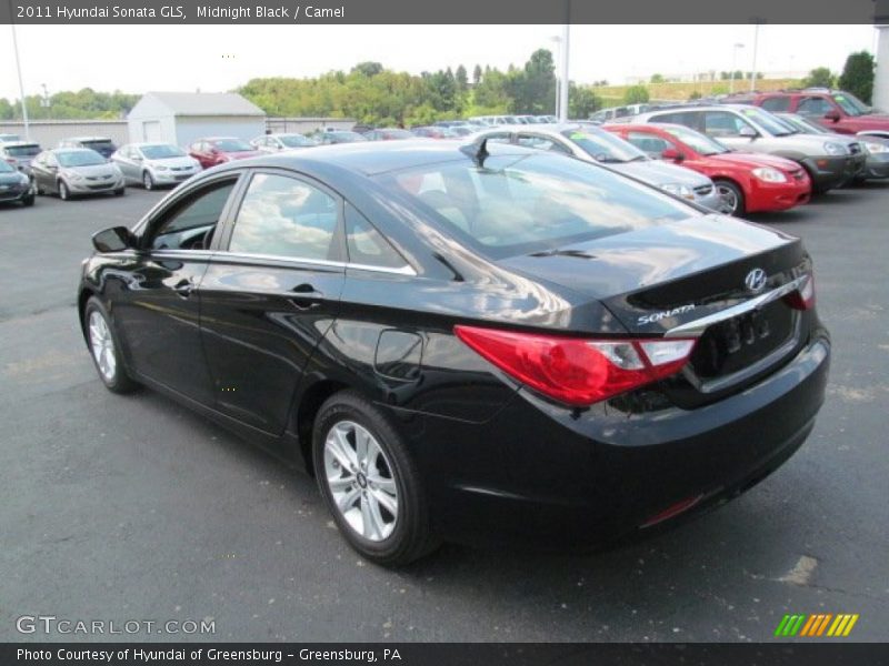 Midnight Black / Camel 2011 Hyundai Sonata GLS