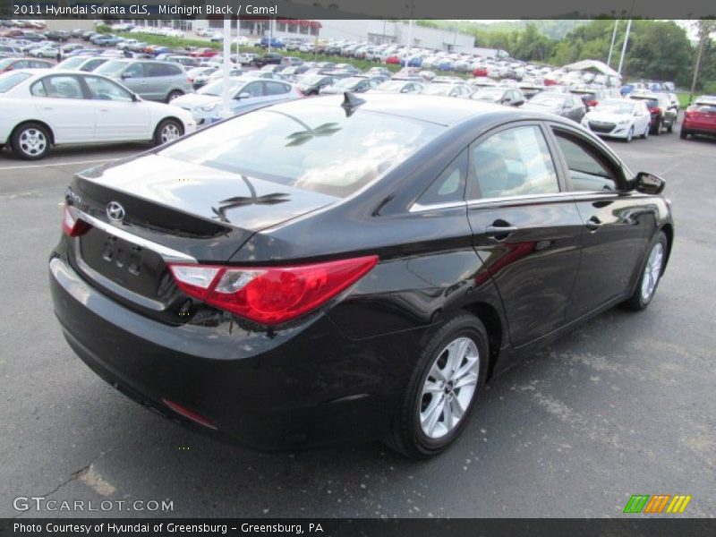 Midnight Black / Camel 2011 Hyundai Sonata GLS