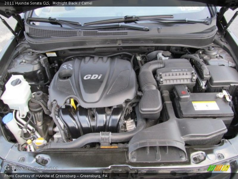 Midnight Black / Camel 2011 Hyundai Sonata GLS