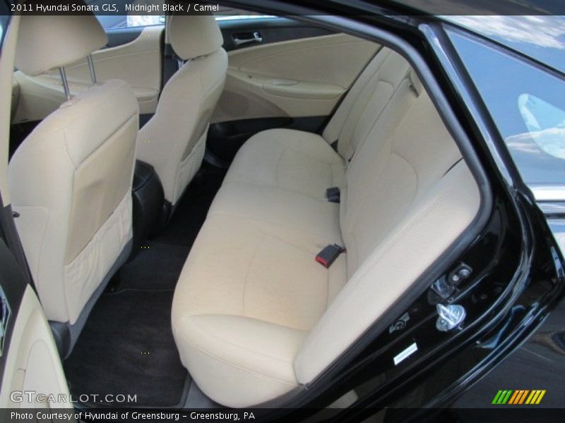 Midnight Black / Camel 2011 Hyundai Sonata GLS