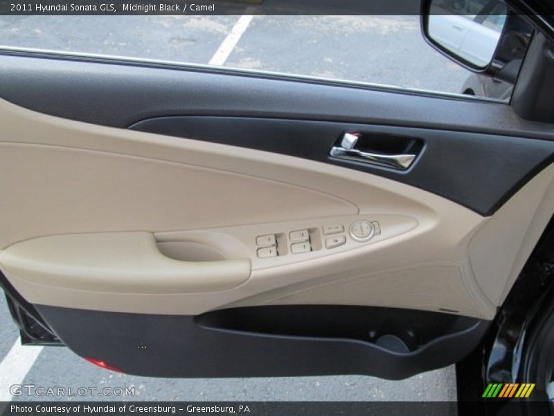 Midnight Black / Camel 2011 Hyundai Sonata GLS
