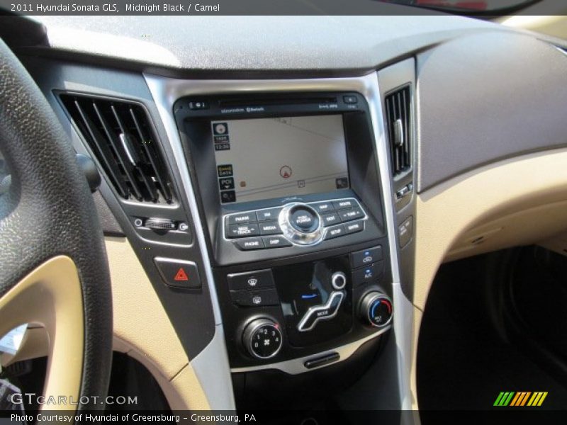 Midnight Black / Camel 2011 Hyundai Sonata GLS
