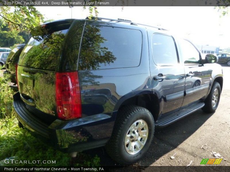 Deep Blue Metallic / Light Titanium 2007 GMC Yukon SLE 4x4