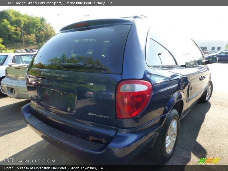 Patriot Blue Pearl / Navy Blue 2002 Dodge Grand Caravan Sport
