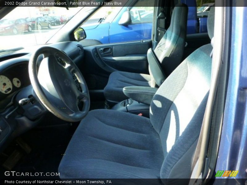 Patriot Blue Pearl / Navy Blue 2002 Dodge Grand Caravan Sport