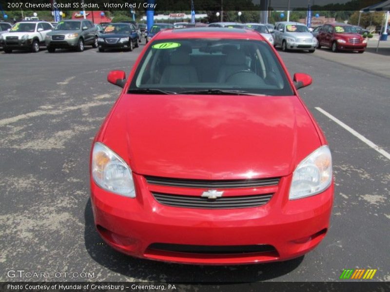 Victory Red / Gray 2007 Chevrolet Cobalt SS Sedan