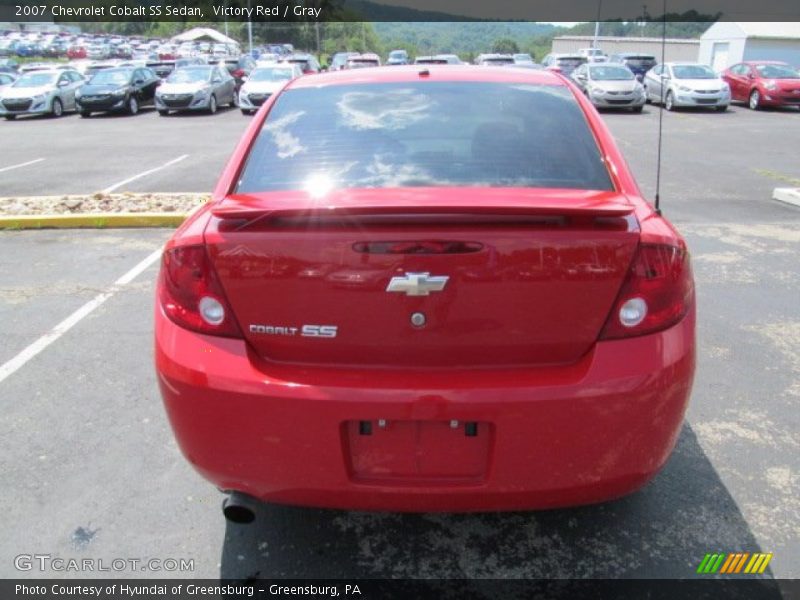 Victory Red / Gray 2007 Chevrolet Cobalt SS Sedan
