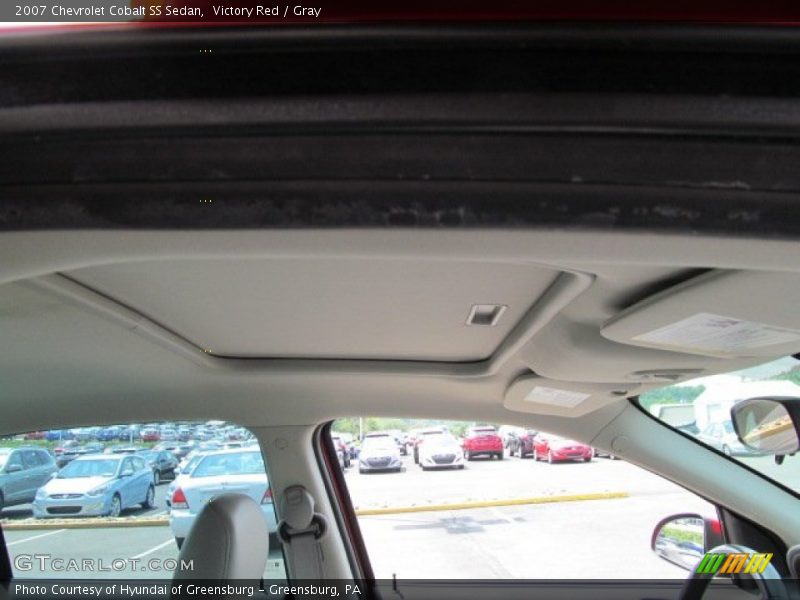 Victory Red / Gray 2007 Chevrolet Cobalt SS Sedan