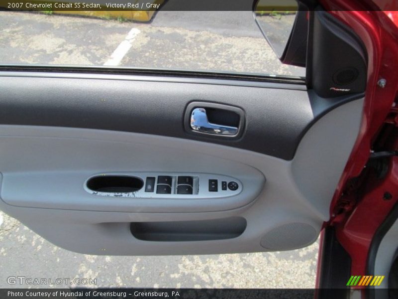 Victory Red / Gray 2007 Chevrolet Cobalt SS Sedan