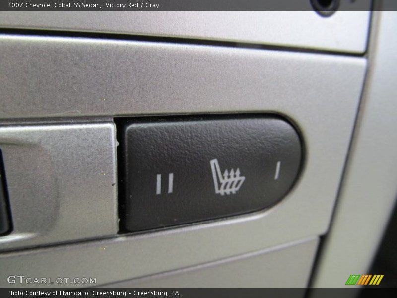Victory Red / Gray 2007 Chevrolet Cobalt SS Sedan