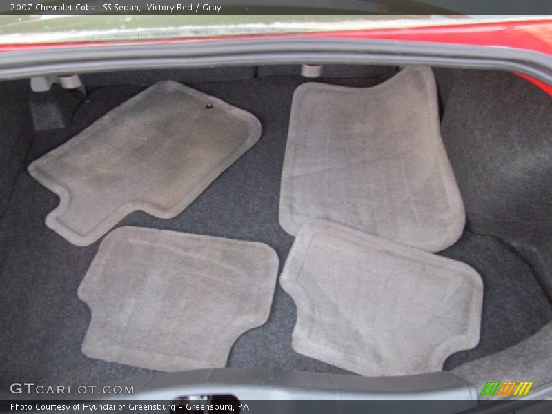 Victory Red / Gray 2007 Chevrolet Cobalt SS Sedan