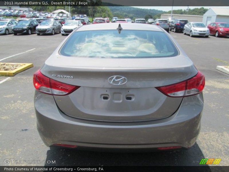 Desert Bronze / Beige 2013 Hyundai Elantra GLS