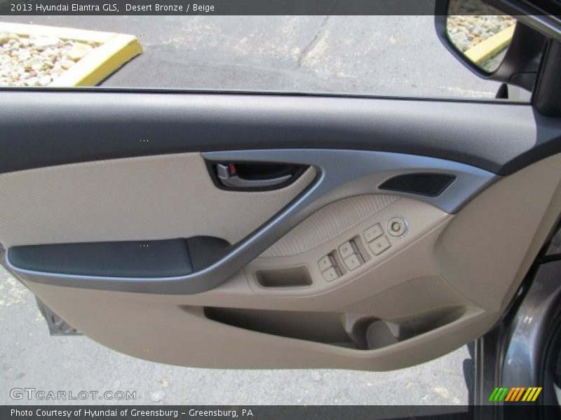 Desert Bronze / Beige 2013 Hyundai Elantra GLS