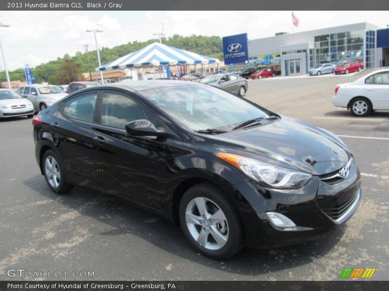 Black / Gray 2013 Hyundai Elantra GLS