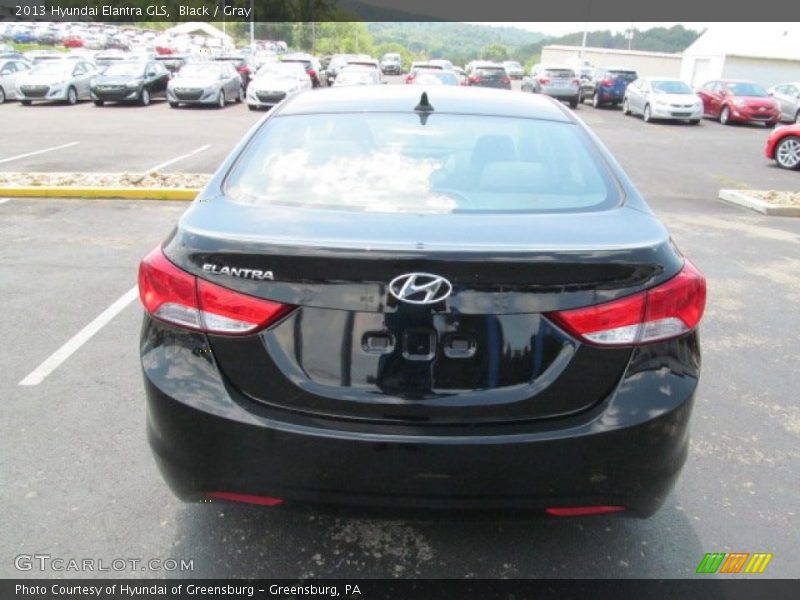 Black / Gray 2013 Hyundai Elantra GLS