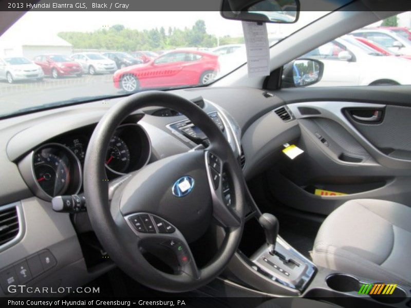 Black / Gray 2013 Hyundai Elantra GLS