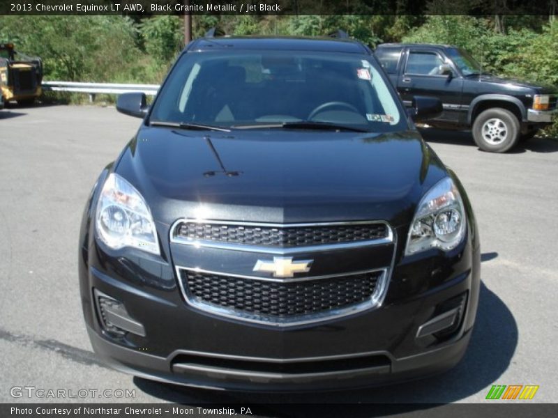 Black Granite Metallic / Jet Black 2013 Chevrolet Equinox LT AWD