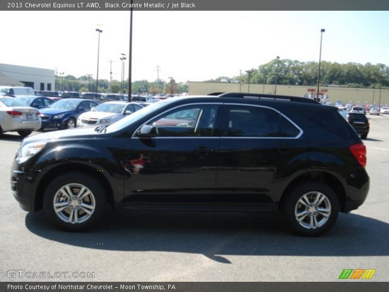 Black Granite Metallic / Jet Black 2013 Chevrolet Equinox LT AWD