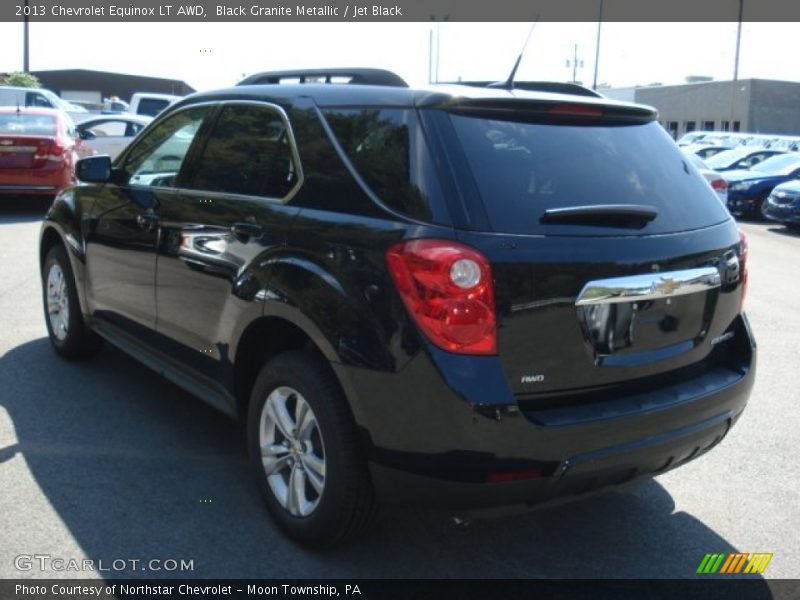 Black Granite Metallic / Jet Black 2013 Chevrolet Equinox LT AWD