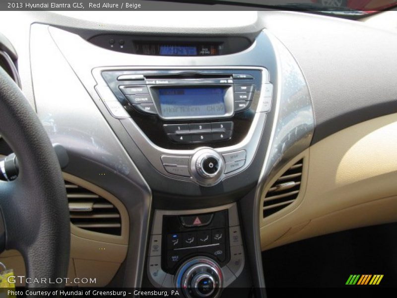 Red Allure / Beige 2013 Hyundai Elantra GLS