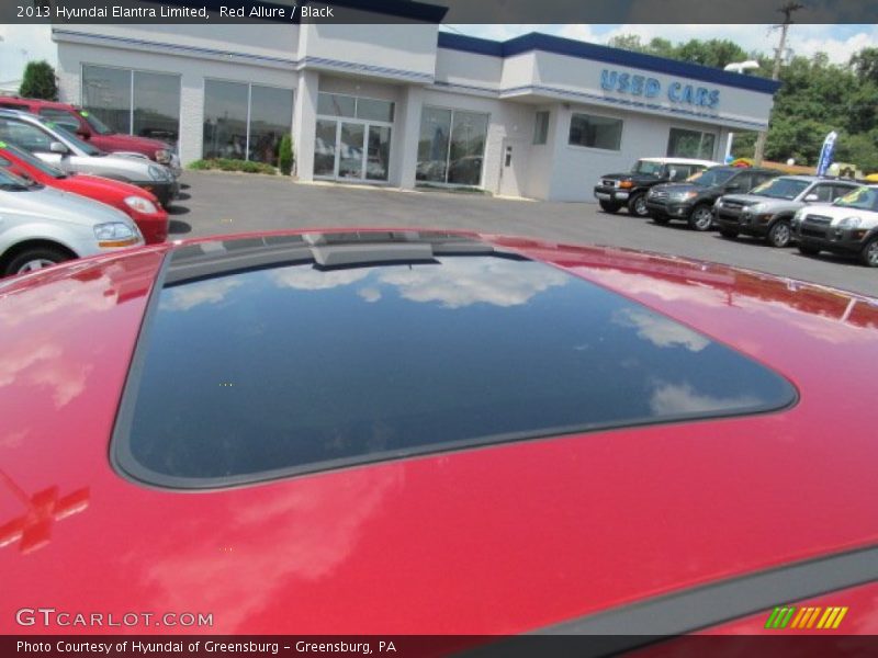 Red Allure / Black 2013 Hyundai Elantra Limited
