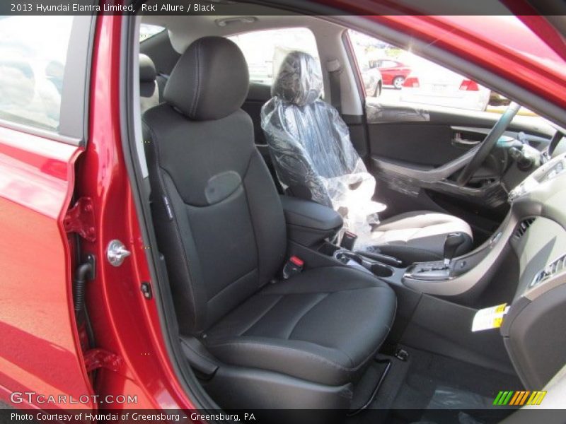 Red Allure / Black 2013 Hyundai Elantra Limited