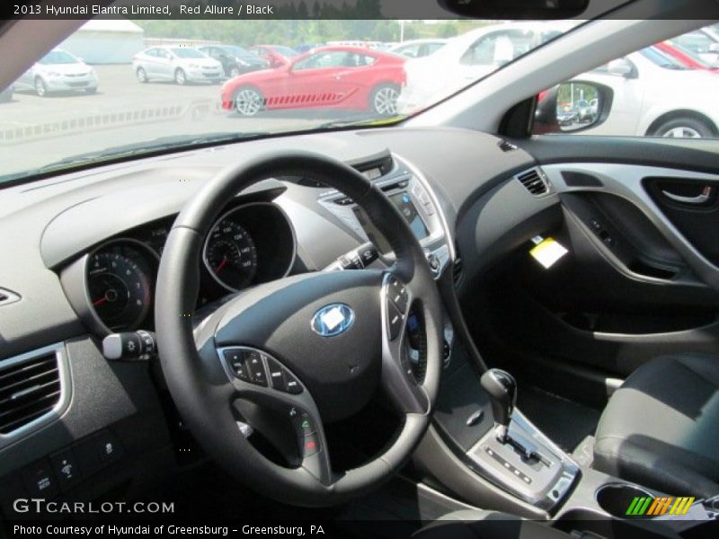 Red Allure / Black 2013 Hyundai Elantra Limited