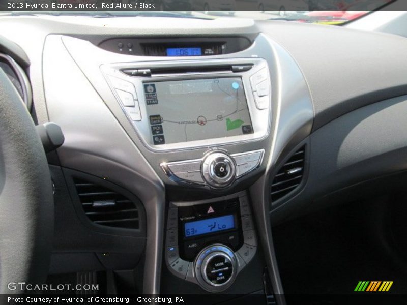 Red Allure / Black 2013 Hyundai Elantra Limited