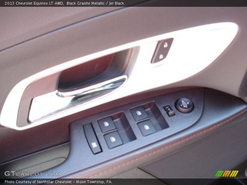 Black Granite Metallic / Jet Black 2013 Chevrolet Equinox LT AWD