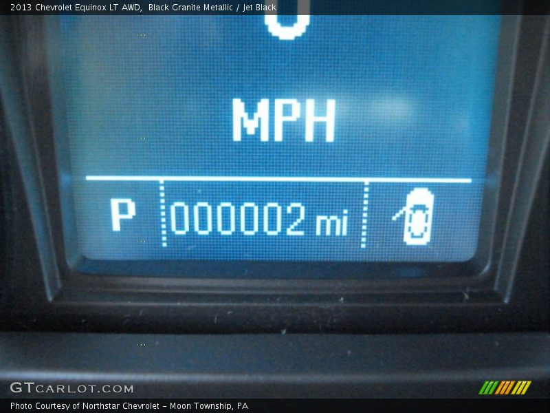Black Granite Metallic / Jet Black 2013 Chevrolet Equinox LT AWD