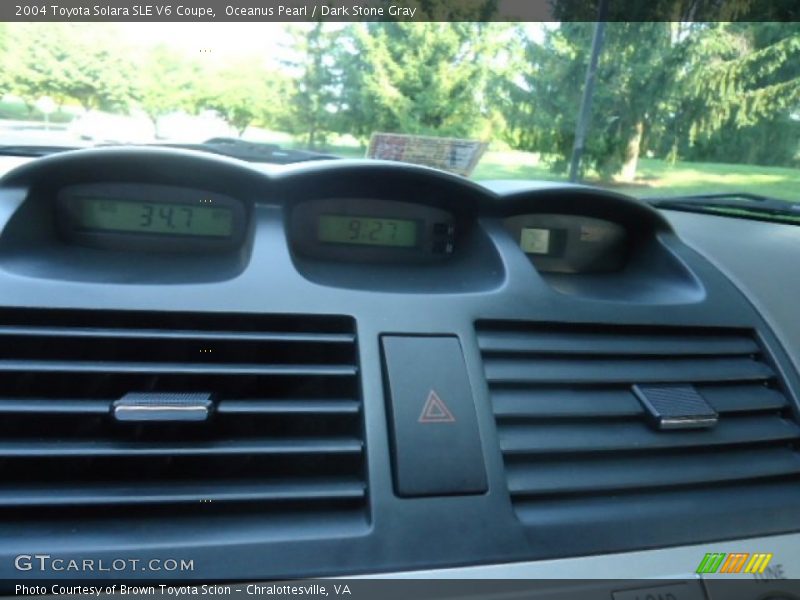 Oceanus Pearl / Dark Stone Gray 2004 Toyota Solara SLE V6 Coupe