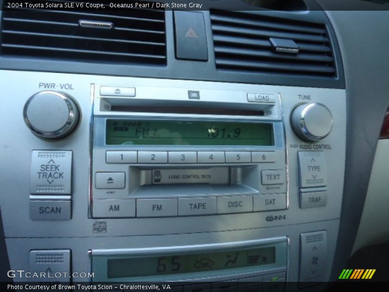 Oceanus Pearl / Dark Stone Gray 2004 Toyota Solara SLE V6 Coupe