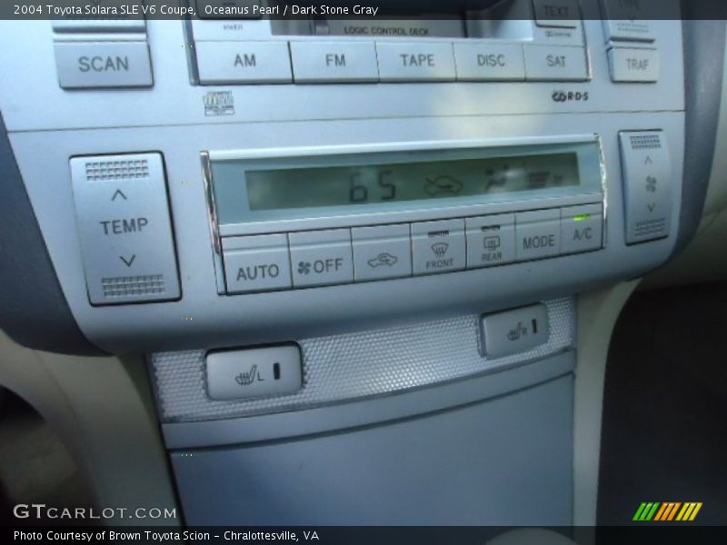 Oceanus Pearl / Dark Stone Gray 2004 Toyota Solara SLE V6 Coupe